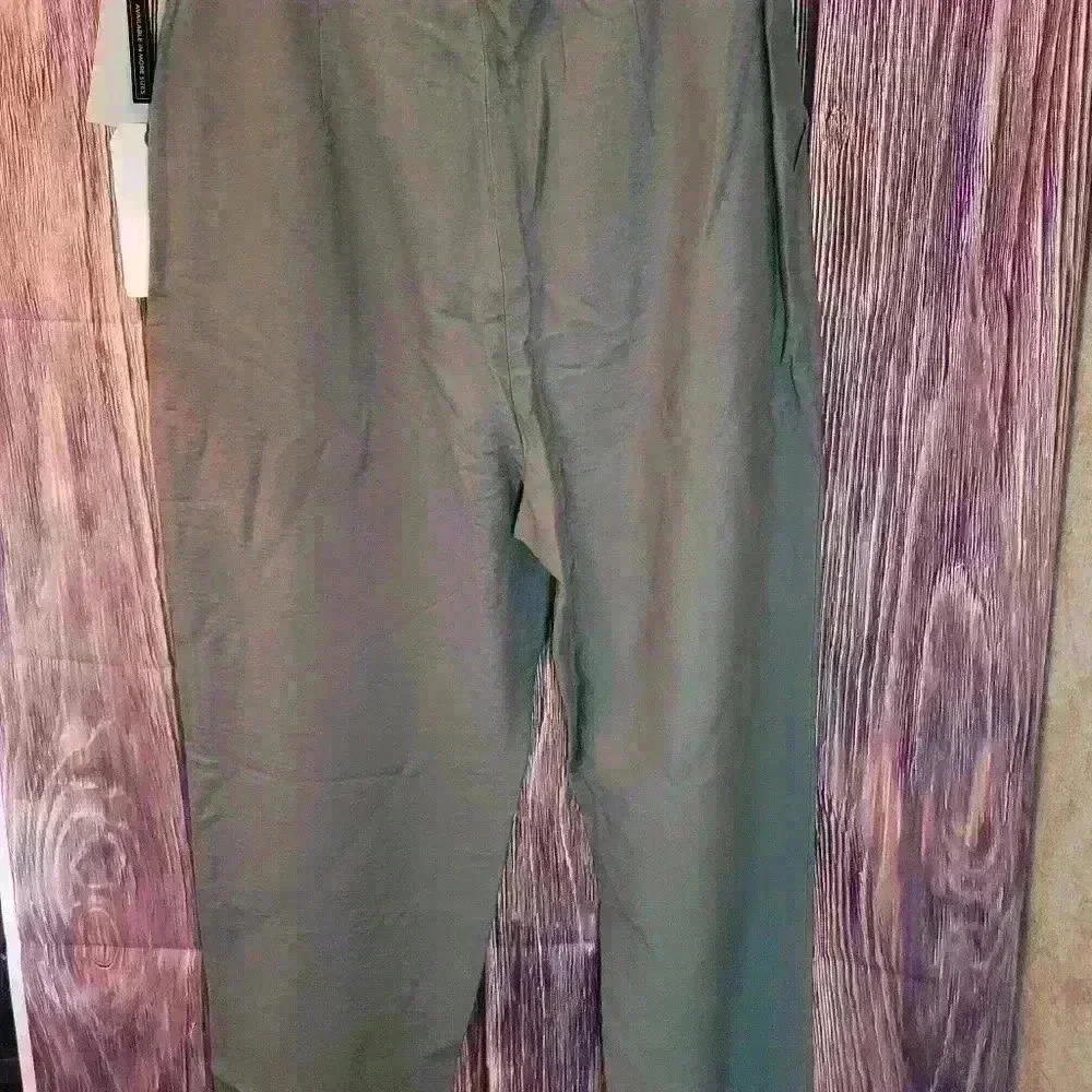 Woman's sz small Leith dress slacks army green NWT - Picture 3 of 4